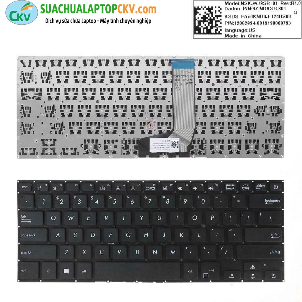 Bàn Phím Asus S4000, x411